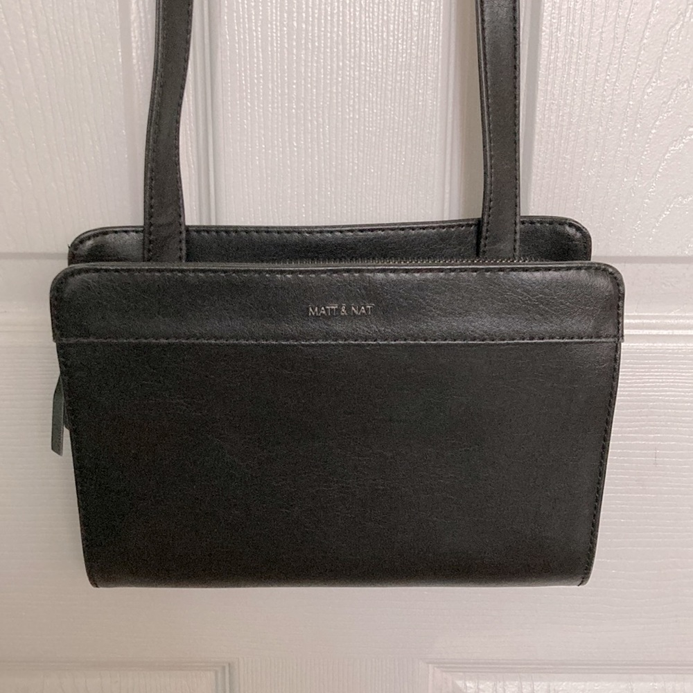 Matt & Nat Black Crossbody Shoulder Bag